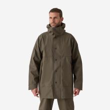 Regenjacke / Wachsjacke 500 wasserdicht winddicht grün