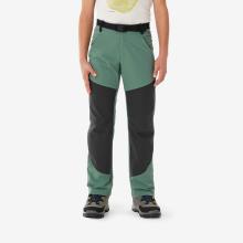 Softshellhose Kinder Größe 122–172 Wandern - MH900 grün