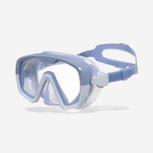 Tauchmaske Anti-Beschlag-Schutz Silikonband 100 Mono blau