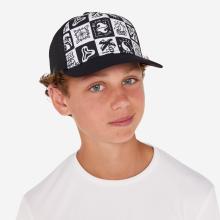 Cap Kinder UV-Schutz Surfen Surfallday schwarz