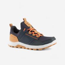 Wanderschuhe Kinder Gr.35–38 wasserabweisend mit Schnürung Wandern - NH500 grau