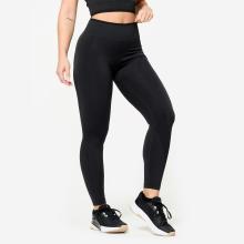 Leggings Damen nahtlos - schwarz