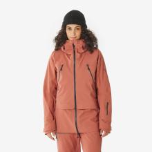 Skijacke Damen wasserdicht Freeride - FR900 braun
