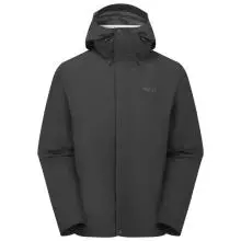 Rab - Downpour Jacket - Regenjacke Gr M grau/schwarz