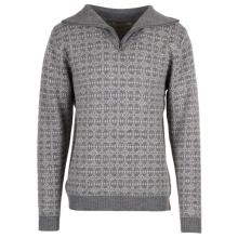 Albmerino - Troyer Norweger - Wollpullover Gr S grau
