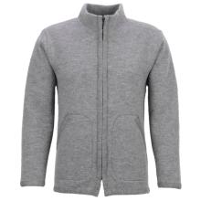 Albmerino - Walk Stehkragen Jacke - Wolljacke Gr M grau