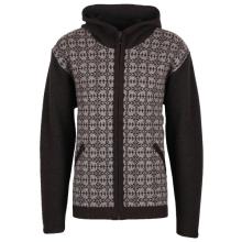 Albmerino - Kapuzen Jacke Norweger - Zip-Hoodie Gr M schwarz/grau