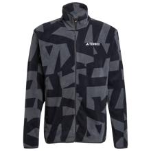 adidas Terrex - MT AOP Full Zip Fleece - Fleecejacke Gr XL blau/schwarz