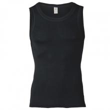 Engel - Achselshirt - Merinounterwäsche Gr 50/52 schwarz