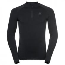 Odlo - Base Layer Top Turtle Neck L/S Half Zip Performa - Kunstfaserunterwäsche Gr S schwarz