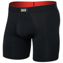 Saxx - Multi-Sport Mesh Boxer Brief Fly - Kunstfaserunterwäsche Gr M schwarz