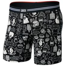 Saxx - Vibe Xtra Boxer Brief Fly - Kunstfaserunterwäsche Gr XXL schwarz/grau