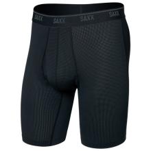 Saxx - Quest Quick-Dry Mesh Long Boxer Brief Fly - Kunstfaserunterwäsche Gr XXL schwarz
