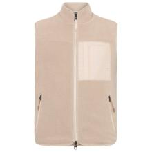 KnowledgeCotton Apparel - ED Adv. Loose Fit Zip Fleece Vest - Fleeceweste Gr S beige