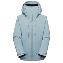 Mammut - Women's Crater Pro Hardshell Hooded Jacket - Regenjacke Gr S grau/türkis