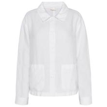KnowledgeCotton Apparel - Women's Regular Linen Overshirt - Freizeitjacke Gr M weiß