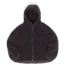 Mazine - Women's Faux-Fur Hooded Jacket - Freizeitjacke Gr XS grau/schwarz