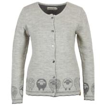 Albmerino - Women's Strickjacke Schäfle - Wolljacke Gr XS grau