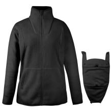Mamalila - Women's Fleece-Tragejacke Basel - Fleecejacke Gr XXL schwarz