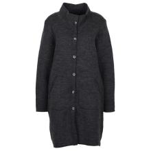 Albmerino - Women's Oversize Mantel Uni - Mantel Gr 40/42 schwarz