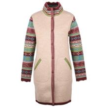 Flomax - Women's Oversize Mantel Rosalia - Wolljacke Gr 40/42 beige