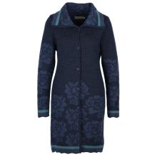 Flomax - Women's Strickmantel Mary - Wolljacke Gr 40/42 blau