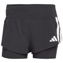 adidas - Women's Adizero 2in1 Shorts - Laufshorts Gr XS grau