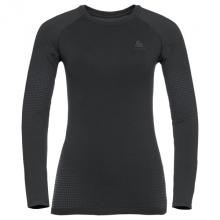 Odlo - Women's BL Top Crew Neck L/S Performance Warm Eco - Kunstfaserunterwäsche Gr L schwarz