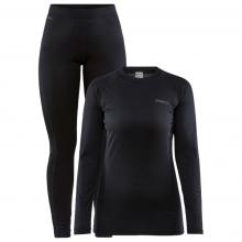 Craft - Women's Core Warm Baselayer Set - Kunstfaserunterwäsche Gr XL schwarz