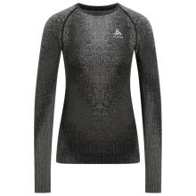 Odlo - Women's BL Top Crew Neck L/S Perf. Warm Blackcomb - Kunstfaserunterwäsche Gr XL grau/schwarz