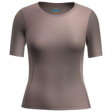 Icebreaker - Women's Merino 75 CL Featherlight S/S Crewe AOP - Funktionsshirt Gr XS braun
