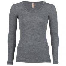 Engel - Damen-Shirt L/S - Alltagsunterwäsche Gr 46/48 grau