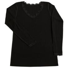Joha - Women's Blouse I L/S 70/30 - Merinounterwäsche Gr XS schwarz