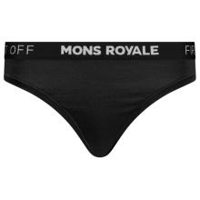 Mons Royale - Women's Stratos Merino Thong - Merinounterwäsche Gr XS schwarz