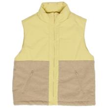 Mazine - Women's Fabric Blocking Vest - Fleeceweste Gr XS beige