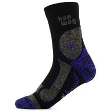Hanwag - Hanwag Hike-Merino Socke - Wandersocken Gr 36-38 schwarz