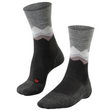 Falke - TK2 Crest - Wandersocken Gr 42-43 grau/schwarz