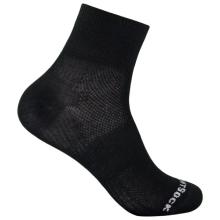 Wrightsock - Coolmesh II Quarter - Wandersocken Gr 41,5-45 schwarz