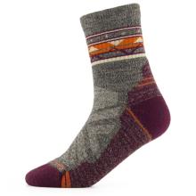 Smartwool - Women's Hike LT Cushion Zig Zag Valley Mid Crew - Wandersocken Gr 34-37 braun