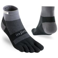 Injinji - Run Midweight Mini-Crew - Laufsocken Gr 40,5-44 grau/schwarz