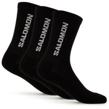 Salomon - Everyday Crew 3-Pack - Multifunktionssocken Gr 39-41 schwarz