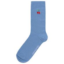 DEDICATED - Rib Socks Knivsta Cherries - Multifunktionssocken Gr 36-40 blau