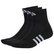 adidas - Performancef Cushioned Mid 3-Pack - Multifunktionssocken Gr 46-48 schwarz