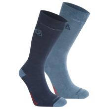 Craghoppers - Nosilife Travel Twin Pack Socks - Wandersocken Gr 36-38 blau