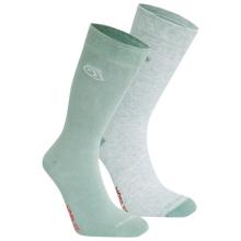 Craghoppers - Nosilife Travel Twin Pack Socks - Wandersocken Gr 43-47 grau/türkis