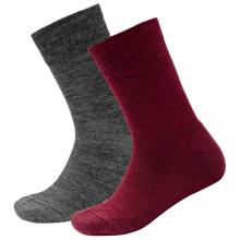 Devold - Kid's Daily Merino Medium Sock 2-Pack - Multifunktionssocken Gr 25-27 rot