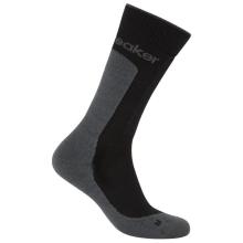 Icebreaker - Merino Hike+ Medium Crew - Wandersocken Gr 39-41,5 schwarz/grau