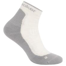 Icebreaker - Women's Merino Hike+ Light Mini - Wandersocken Gr 38-40 grau/weiß
