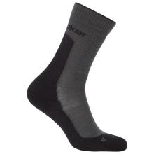 Icebreaker - Women's Merino Hike+ Medium Crew - Wandersocken Gr 35-37 grau/schwarz