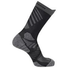Salomon - Aero Crew - Laufsocken Gr 36-38 grau/schwarz